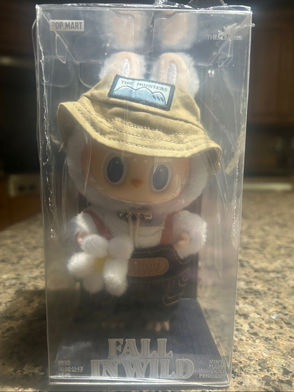 POP MART 'Fall In Wild' Plush Figure with Tan Bucket Hat